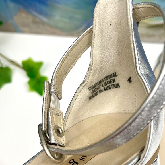 Paul Green Willa Mary Jane  Pumps in Silver Size 4 / US 6.5 - Picture 12 of 14